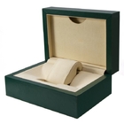 178mm Wrist Watch Accessories Box PU Leather Watch Packaging Box Green